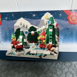 Lego Winter Elves Scene