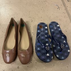 Micheal Kors Flats Size 8 New For $40  Both