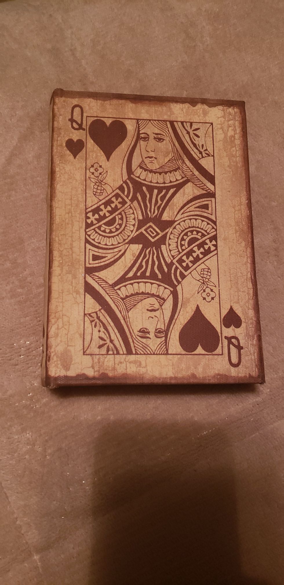 QUEEN of HEARTS card holder box