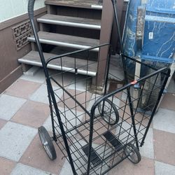 Carrito de compras plegable con ruedas 