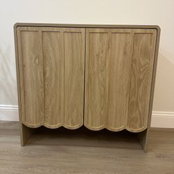 Natural Wood Buffet Cabinet 