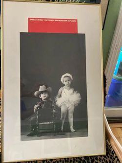 Rare Cold War Era Framed US-Soviet Poster