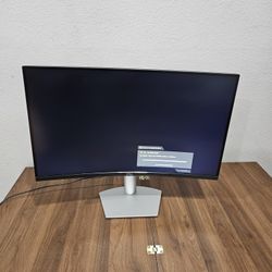 dell 27" led curved gaming monitor 