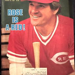 Sports Illustrated Rose Is A Red August 27, 1984