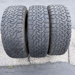 (3) 285/75R17 BFGoodrich All Terrain KO2