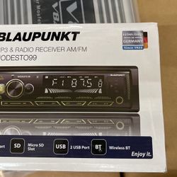 Car Stereo Bluetooth Dual USB Aux Sd Card Remote Control Brand New 