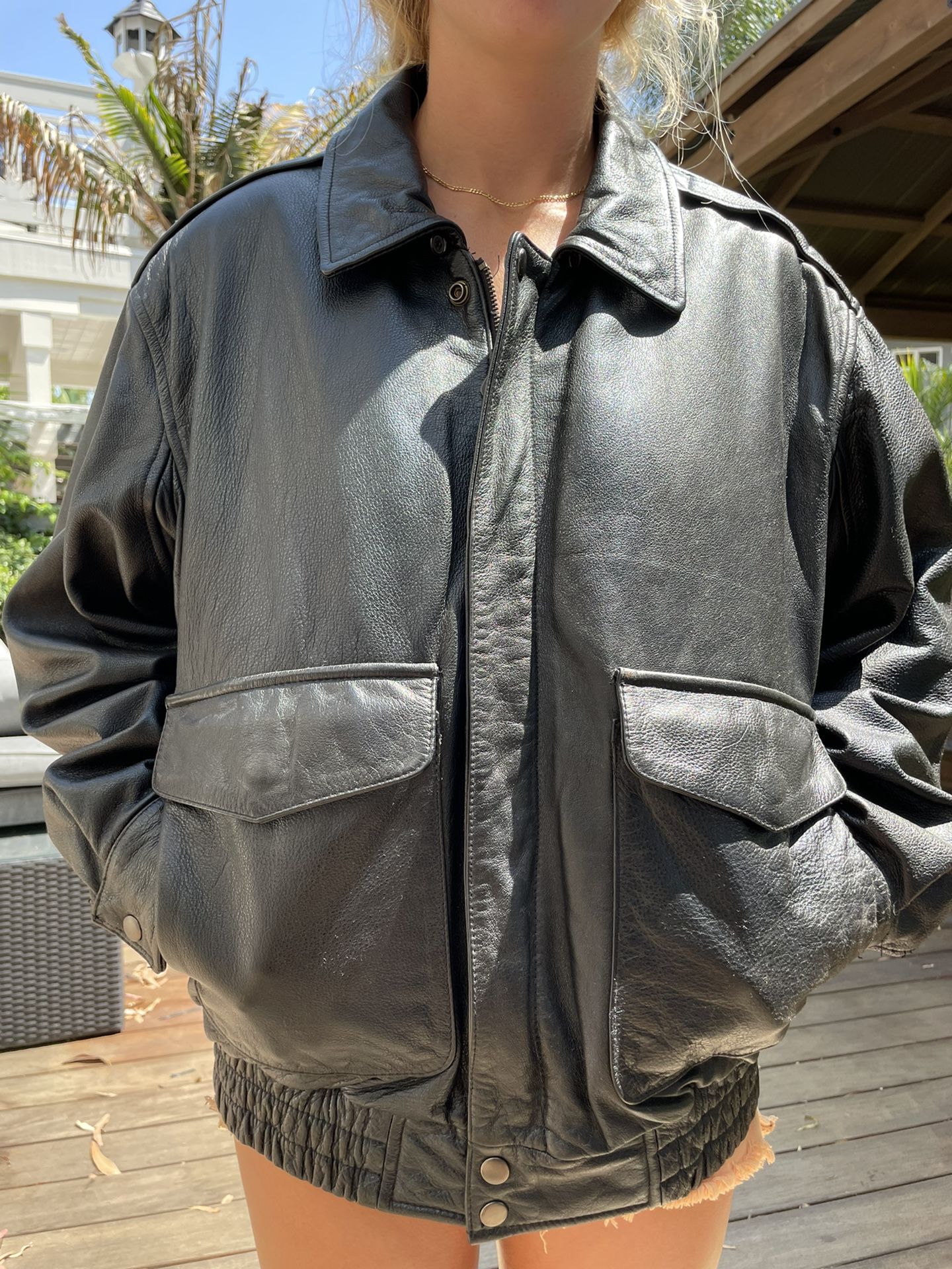 Womens Leather Motorcycle Jacket