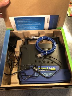 Brand new Linksys router. Never used.