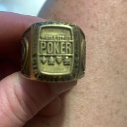 18k WSOP 2017 Circuit Ring 1 Ounce