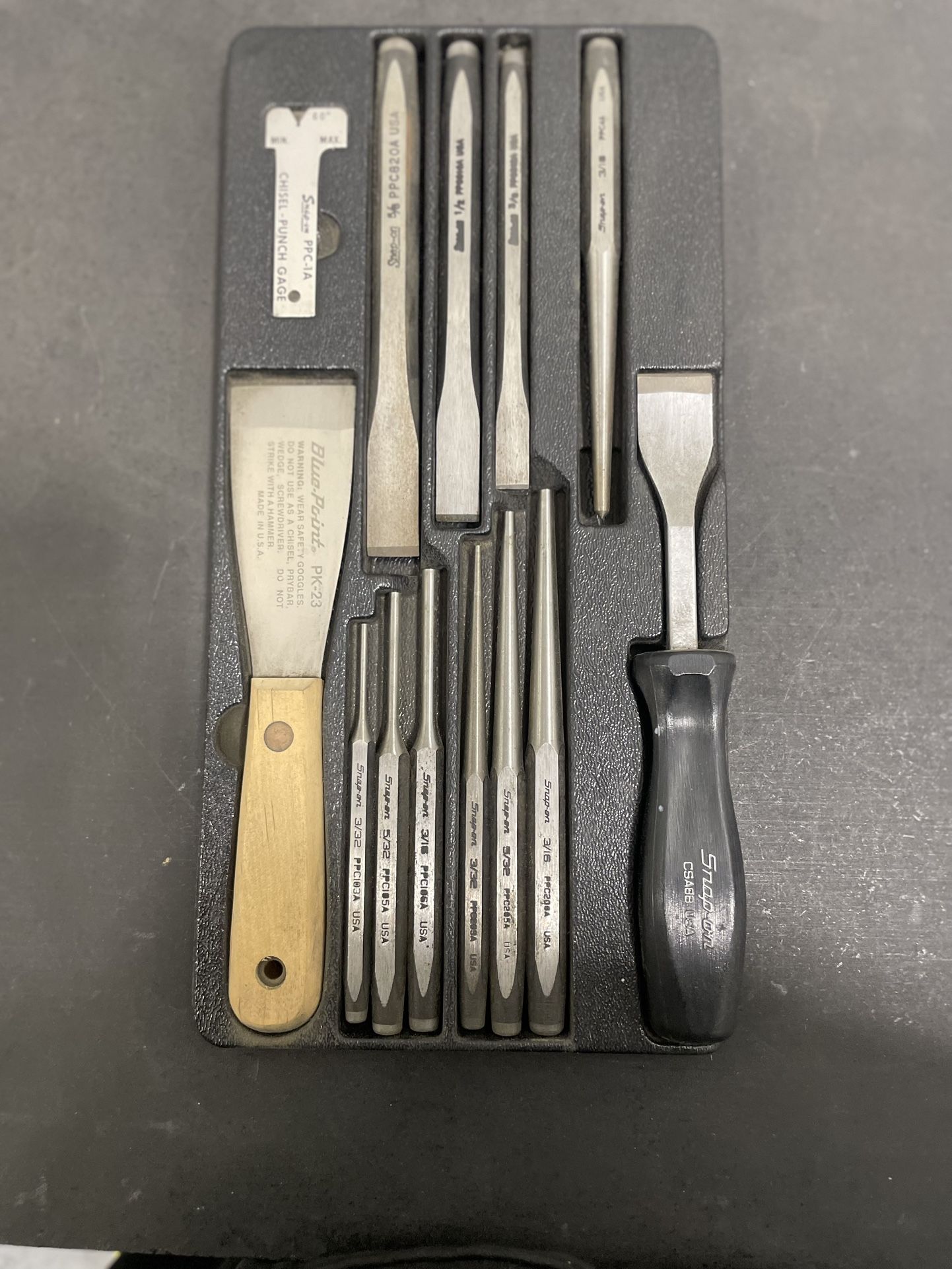 Snap on Punch/chisel Set