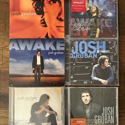 Josh Groban Lot Of 6 CDs/ DVD Used Live, Studio Albums