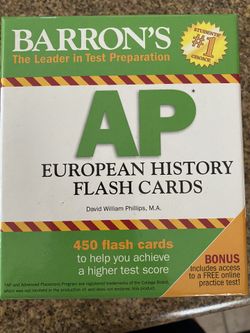 European history flash cards