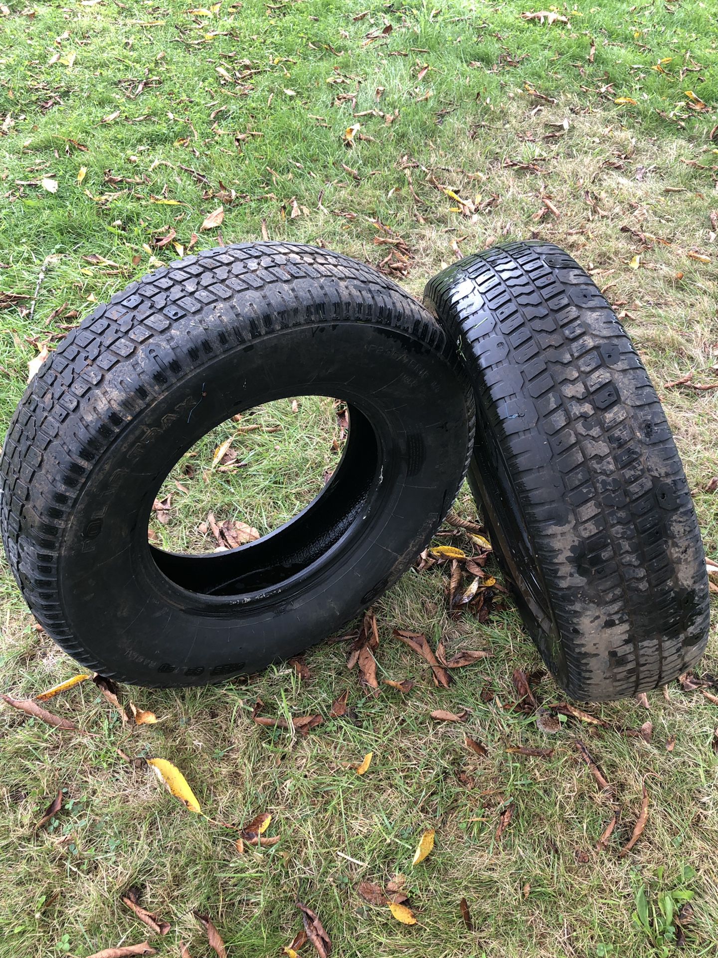 Polar tractor snow tires 235/75/15 I have other size also. Plus other truck Jeep parts 30 for the pair