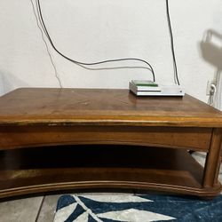 Wooden Pullout Coffee table OBO