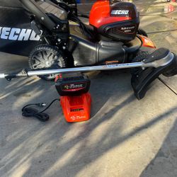 eFORCE 21 in. 56-Volt Cordless Battery Walk Behind Push Lawn Mower with 5.0 Ah Battery and Standard Charger + Wiro.  