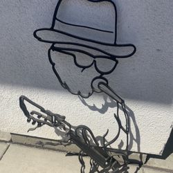 Metal Man Saxophone Player