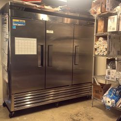 Turbo Air 3 Door Refrigerator 