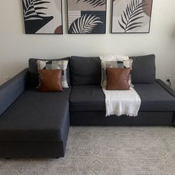 Dark Grey Sleeper Sofa