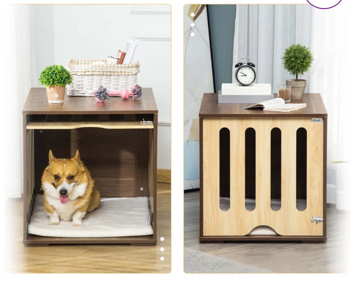 Like New Dog Crate Furniture