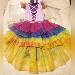 Girls Unicorn Costume Sz Small 4-6X