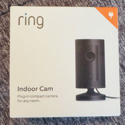 Ring Indoor Camera. Home or business security with 1080p HD video, Black