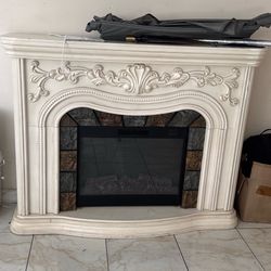 Electric Fireplace, China Cabinet, Jumper, Coffee Table  