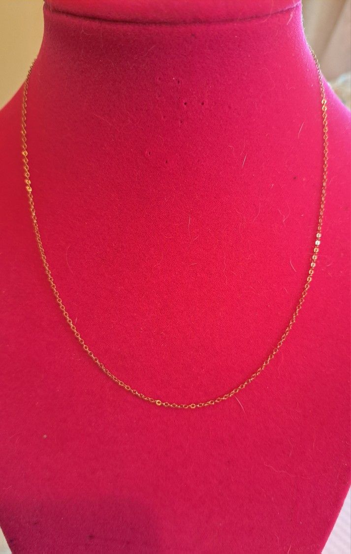 14k Gold Filled  (GF) Chain. Dainty