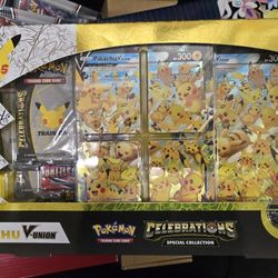 Pokemon TCG Celebrations Pikachu V-union Box