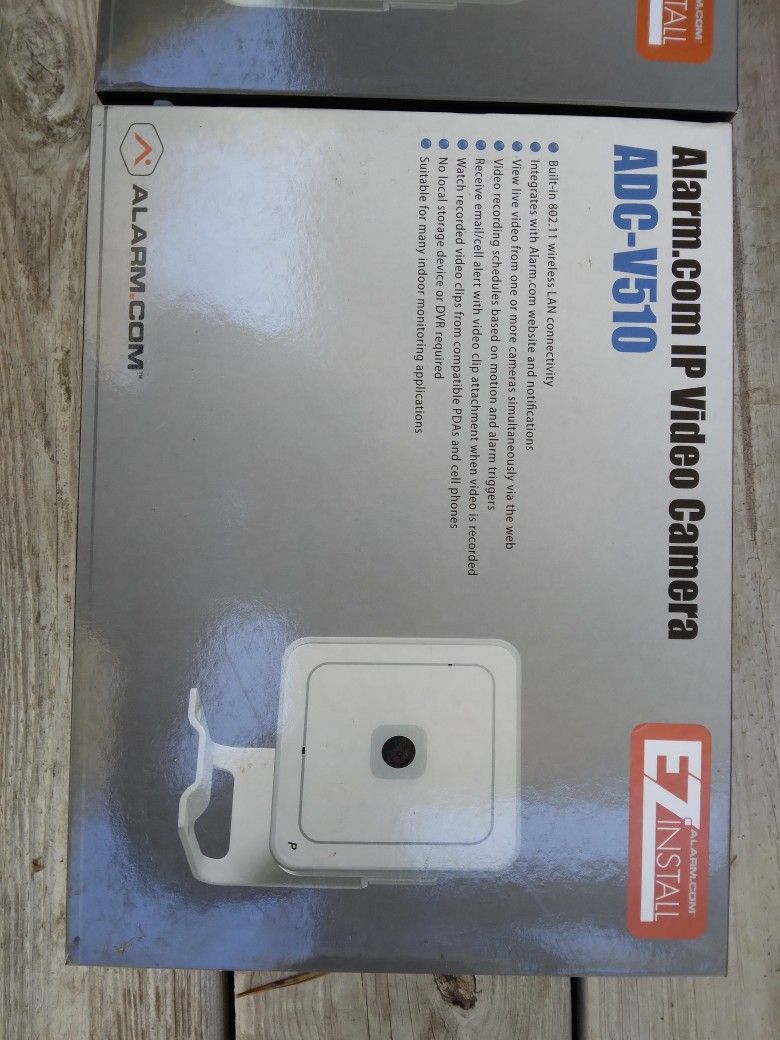 Video HD Camera (2) New. Hard Wire Or WiFi. Access Via Any Smart Phone
