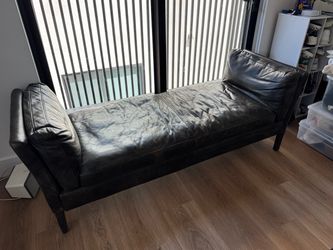 Restoration Leather Bench