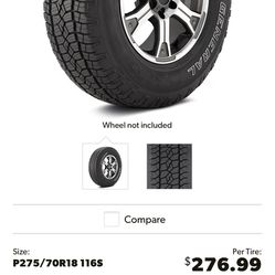 Pickup Truck P275/70R18 Tires