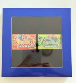 Pokemon Center Release Year Package Pin Set: FireRed & LeafGreen, GBA Box Art