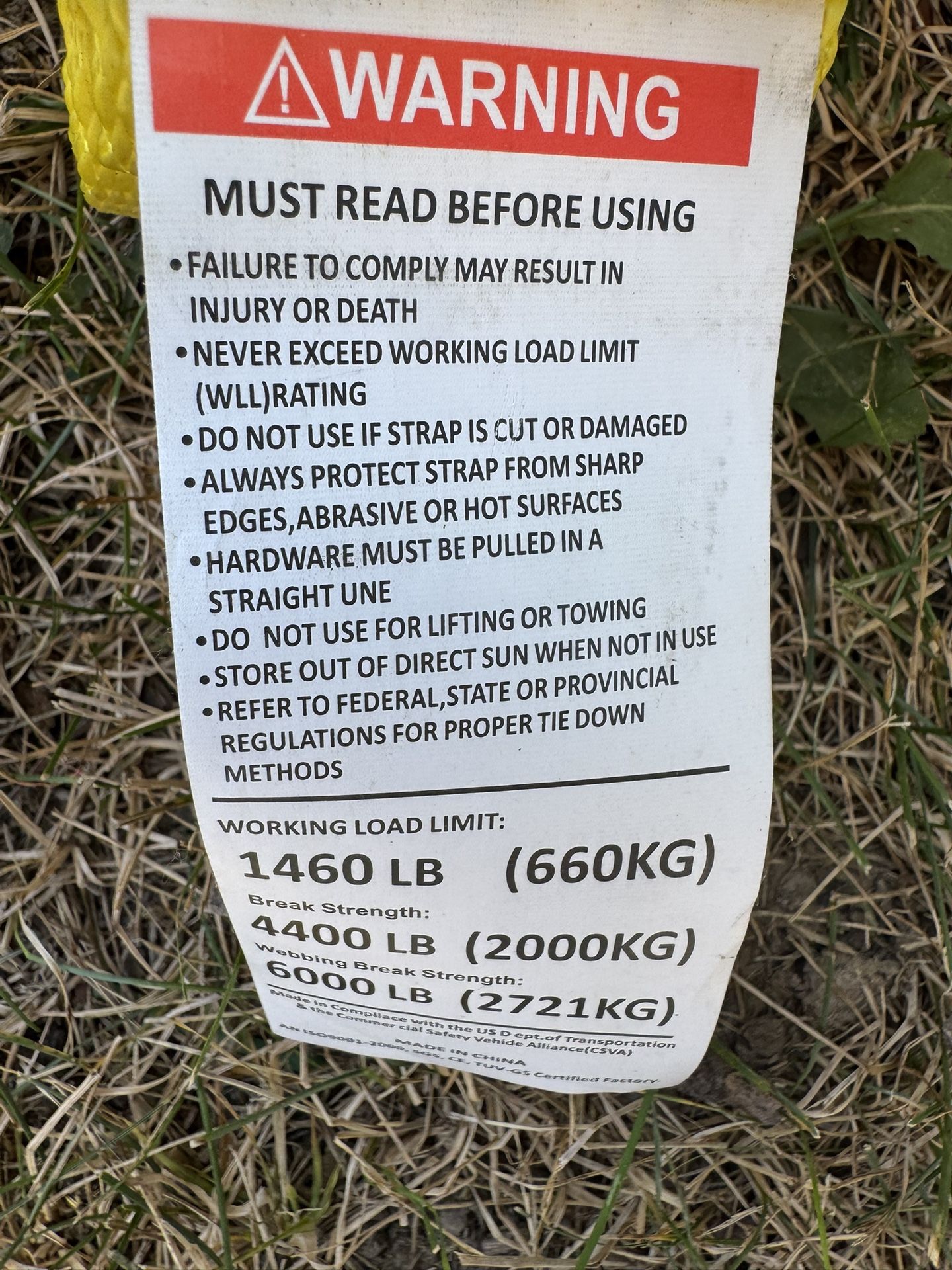 Truck Straps