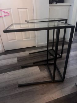 Glass night stand/side stand