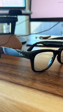 NEW Ray-Ban Meta Wayfarer GEN 2 Clear to Graphite Green Transition Glasses