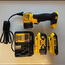 Dewalt 20volt Flashlight,batteries Combo