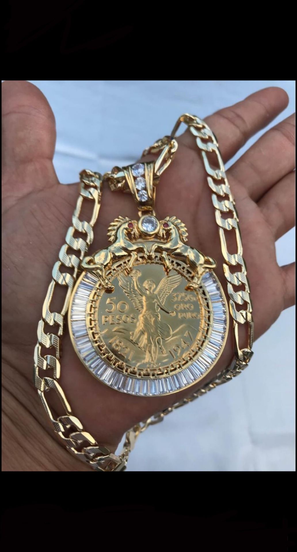 Cadena De Oro Laminada Con Centenario for Sale in Austin, TX - OfferUp