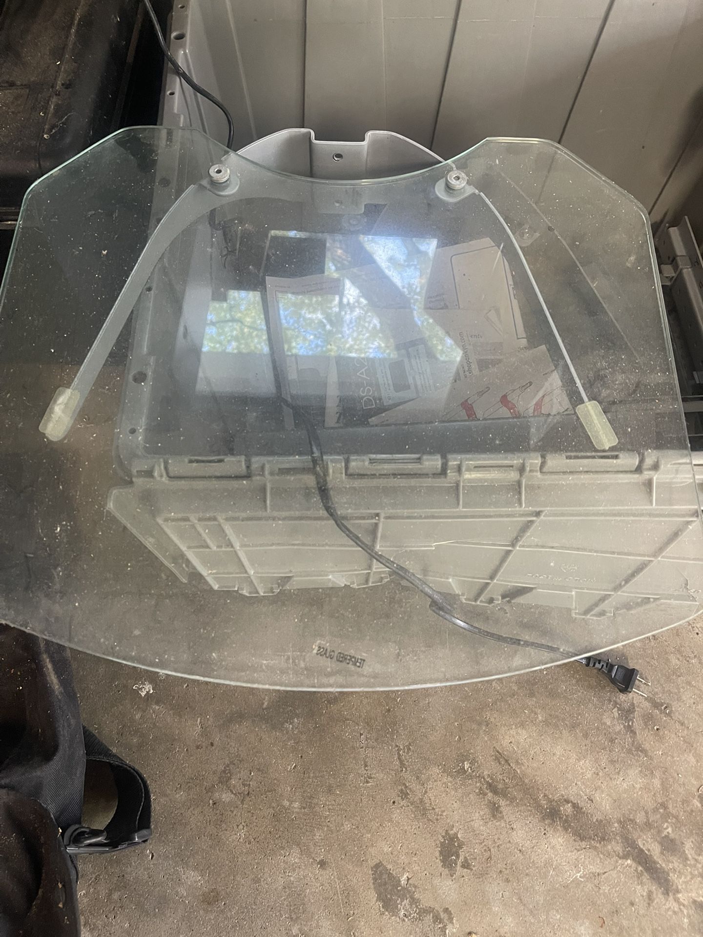 Glass shelves