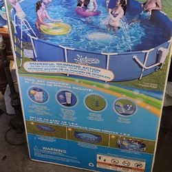 Summer Escapes 14 Ft  Metal Frame Pool