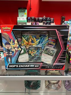 Pokemon TCG: Hop’s Zacian ex Box - Sealed New - Promos and 4 Booster Packs