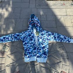 Blue BAPE HOODIE
