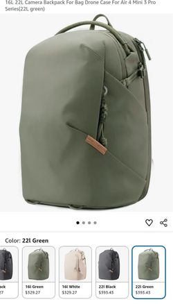 Camera Backpack For Bag Drone Case For Air 4 Mini 3 Pro Series(16L green)