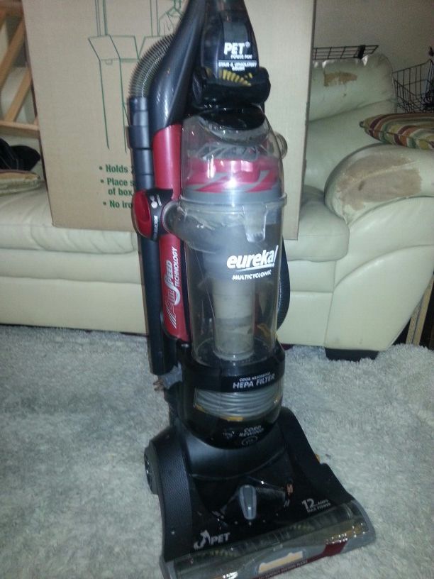 Eureka as1 104 suction seal air speed technology pet multi cyclonic 12:00 amp vacuum with HEPA filter