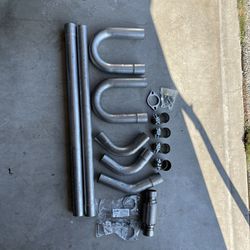 Exhaust Kit, Stainless, 2.5in