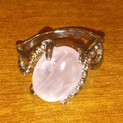 New Sterling Silver Moonstone Ring.