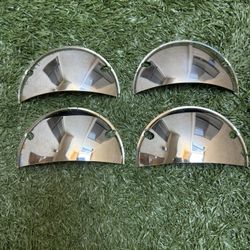 Polished Stainless Steel 5.75 “ Half Moon Covers