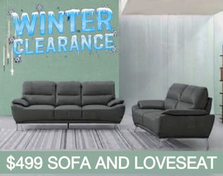 BOTH FOR $499! WAREHOUSE IS MOVING! WE NEED YOUR HELP! LOWEST PRICES! BRAND NEW!  $5 DOWN! NO CREDIT NEEDED! LOWEST PRICES IN FLORIDA Brand new furnit