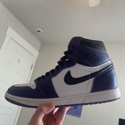 Jordan 1 Court Purple 