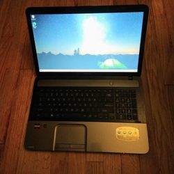 Toshiba 17.3 Inch Laptop Duo Core 4 GB Ram 320 GB HD DVDRW Webcam HDMI Wi-Fi Windows 10