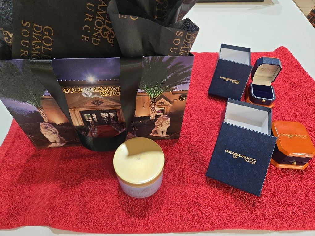 Jewelry Gift Boxes With Bag/Cleaner